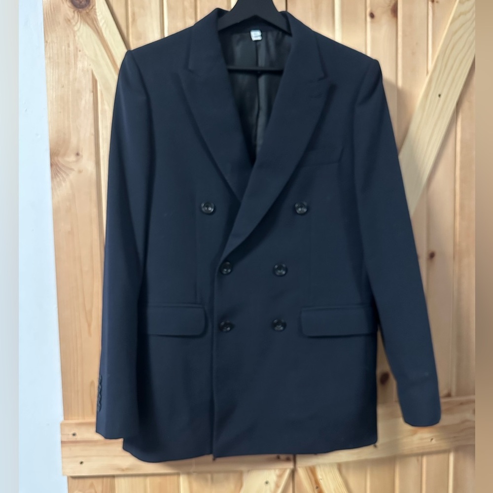 Burberry Classic Black Double-Breasted Blazer